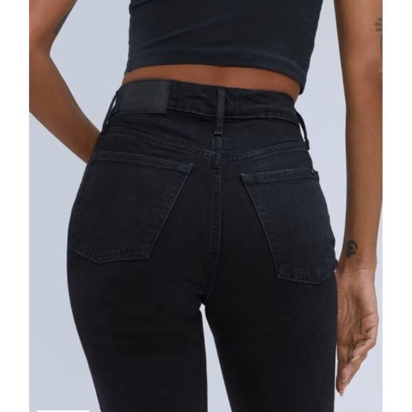 NWT Everlane The Original Cheeky Crop Jean in Coal Black Size 25 - Picture 10 of 14